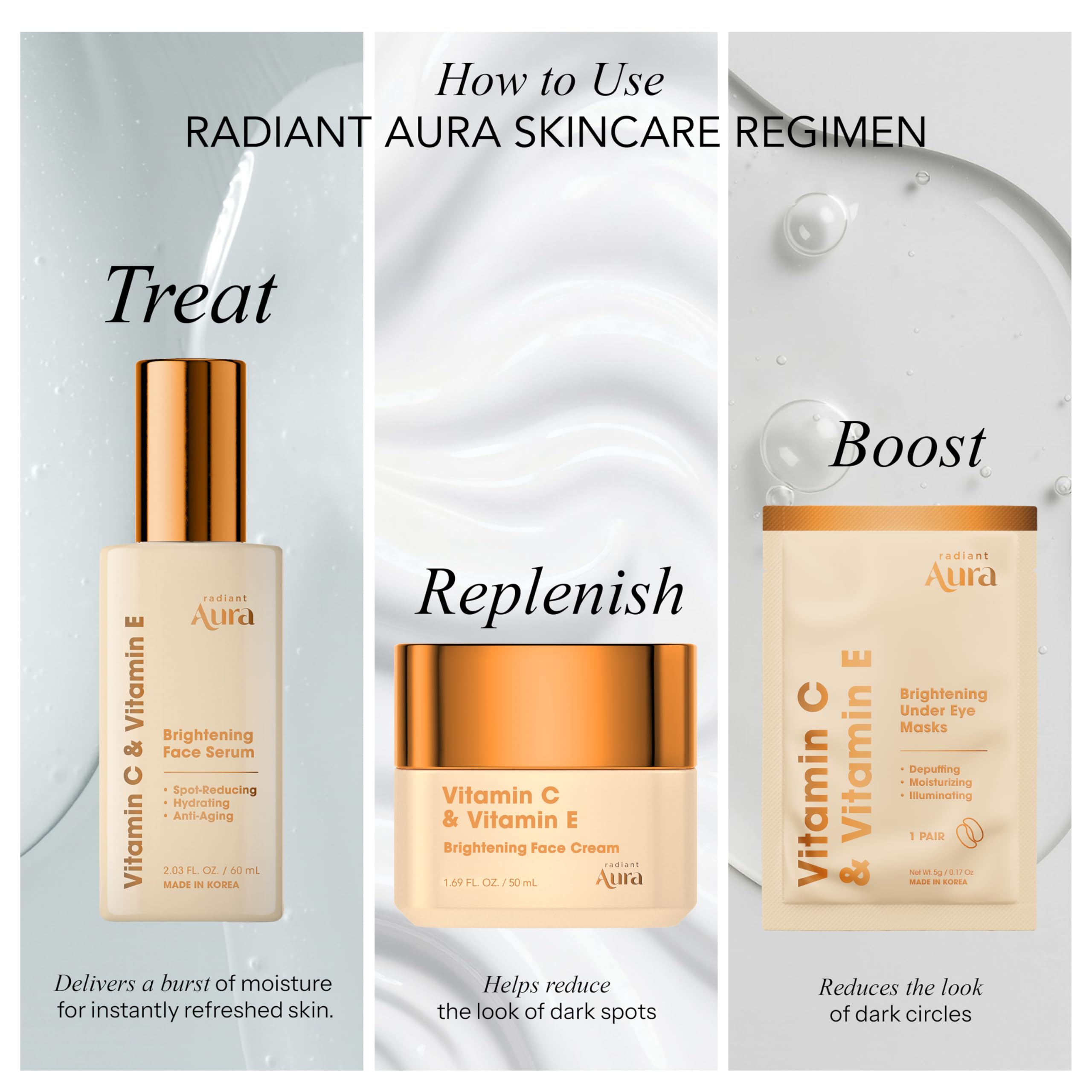 Radiant Aura Vitamin C & Vitamin E Face Moisturizer – Vegan Korean Skincare