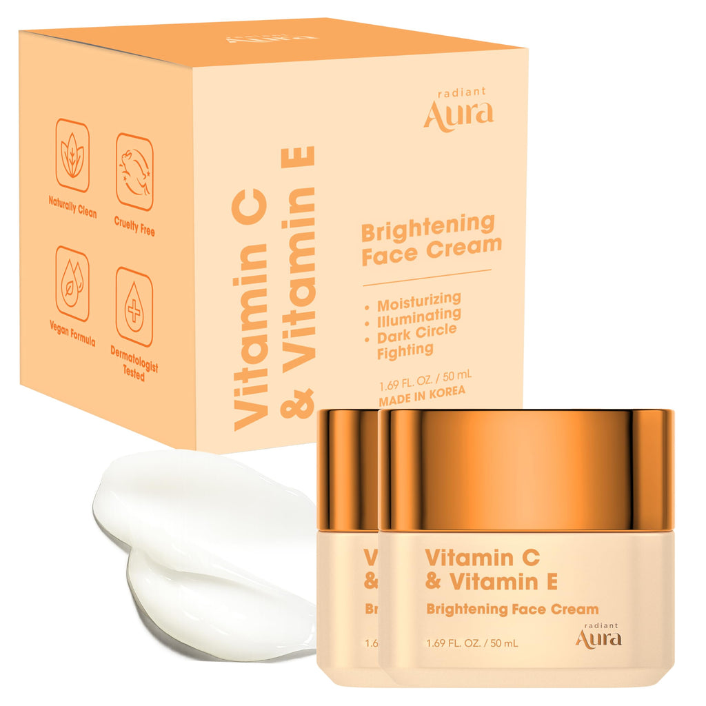 Radiant Aura Vitamin C & Vitamin E Face Moisturizer – Vegan Korean Skincare