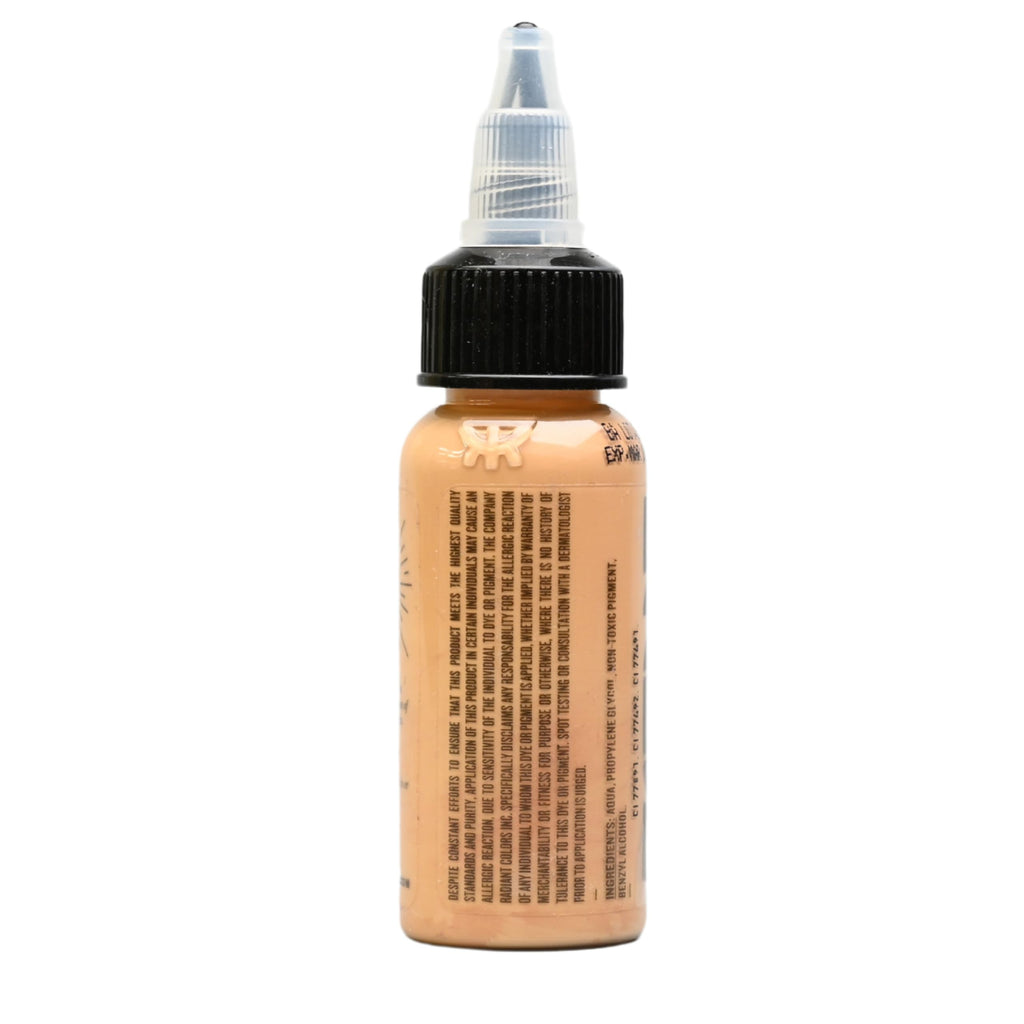 Radiant Colors Bamboo Brown Tattoo Ink 1oz — Professional Quality, Smooth Flow