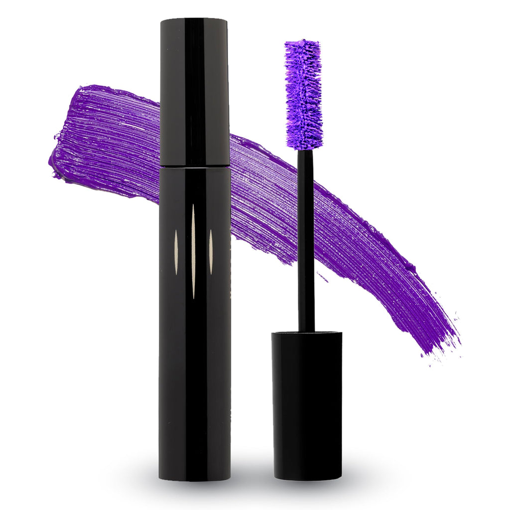 Radiant Professional Lengthening Mascara – Fiber Lash, Smudge-Proof Volume & Length | Cruelty-Free Formula with Argan Butter & Tsubaki Oil | 0.43 oz (03 AMETHYST)
