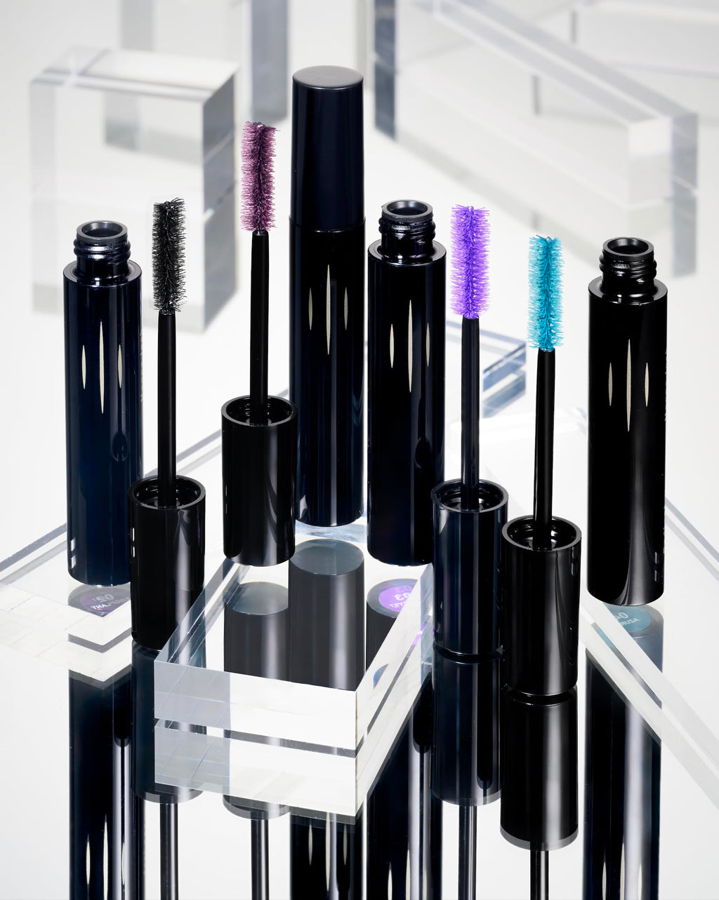 Radiant Professional Lengthening Mascara – Fiber Lash, Smudge-Proof Volume & Length | Cruelty-Free Formula with Argan Butter & Tsubaki Oil | 0.43 oz (03 AMETHYST)