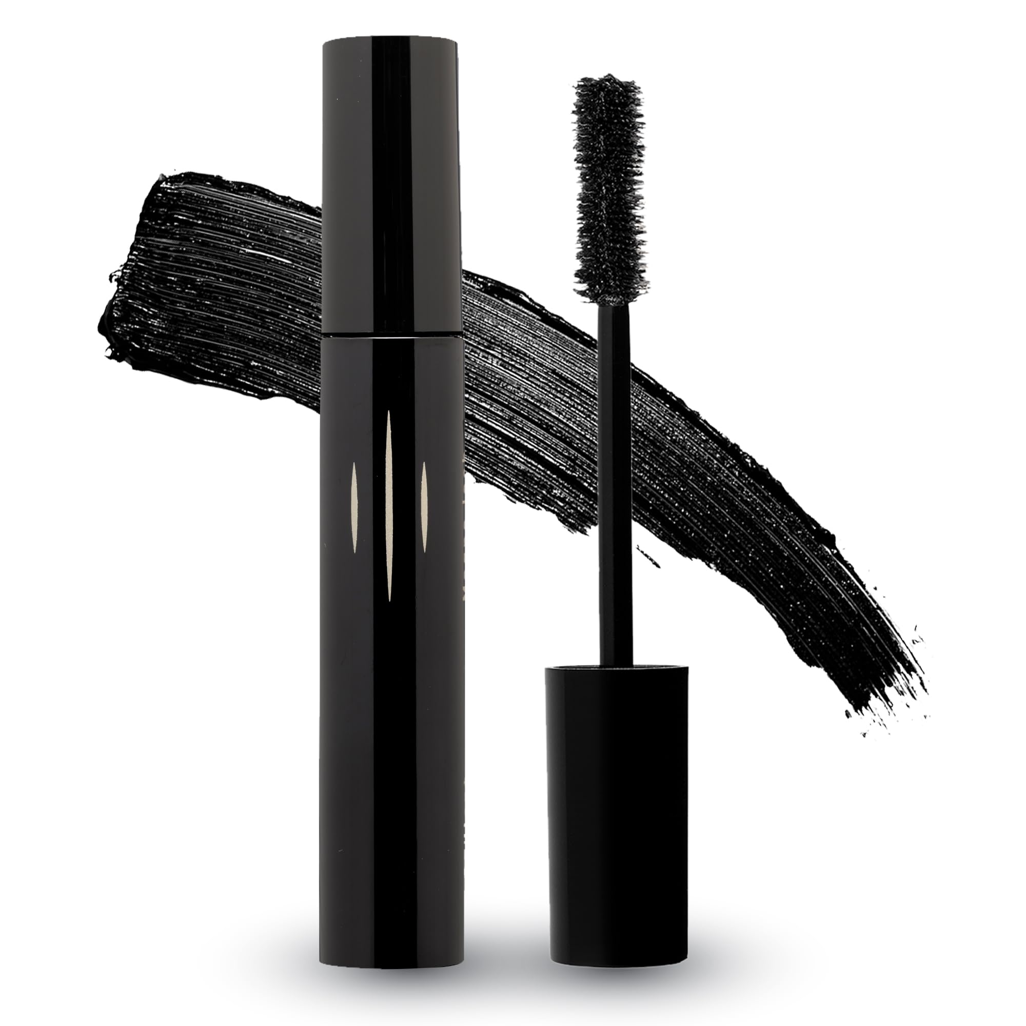 Radiant Professional Lengthening Mascara – Fiber Lash, Smudge-Proof, Cruelty-Free (0.43 oz, Black)