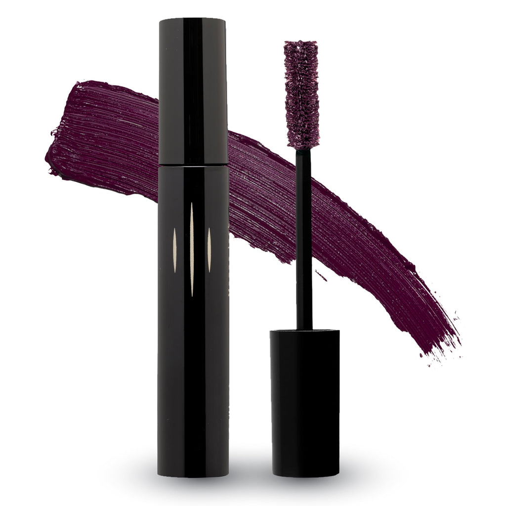 Radiant Professional Lengthening Mascara – Fiber Lash, Smudge-Proof, Eggplant (0.43 oz)