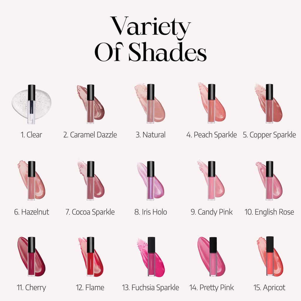 Radiant Professional Lip Glaze by Radiant Professional Make Up / Hellenica – Ultra-Glossy Non-Sticky Lip Gloss (15 Shades)