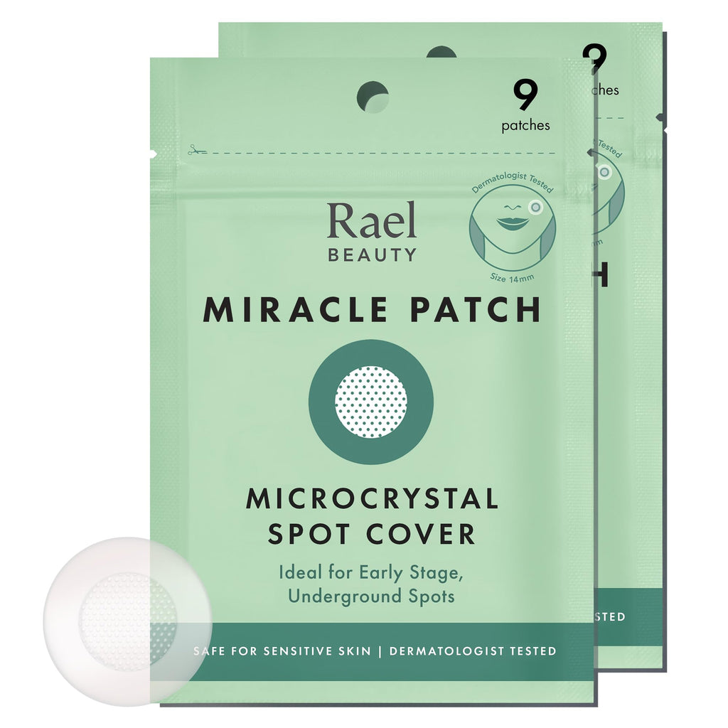 Rael Pimple Patches - Miracle Microcrystal Spot Cover with Tea Tree Oil (18 Count)