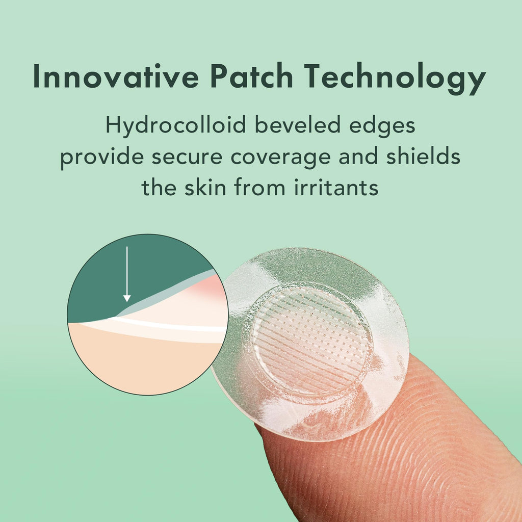 Rael Pimple Patches - Miracle Microcrystal Spot Cover with Tea Tree Oil (18 Count)