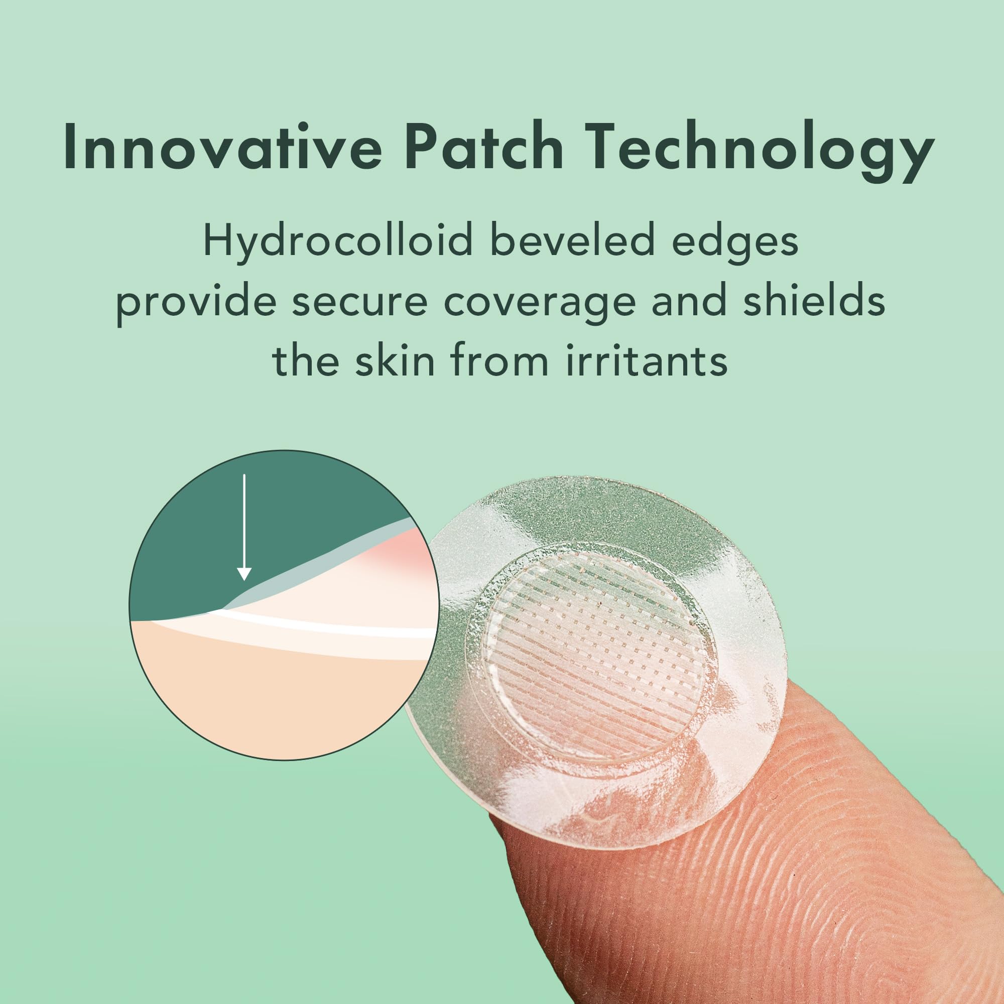 Rael Pimple Patches - Miracle Microcrystal Spot Cover with Tea Tree Oil (18 Count)