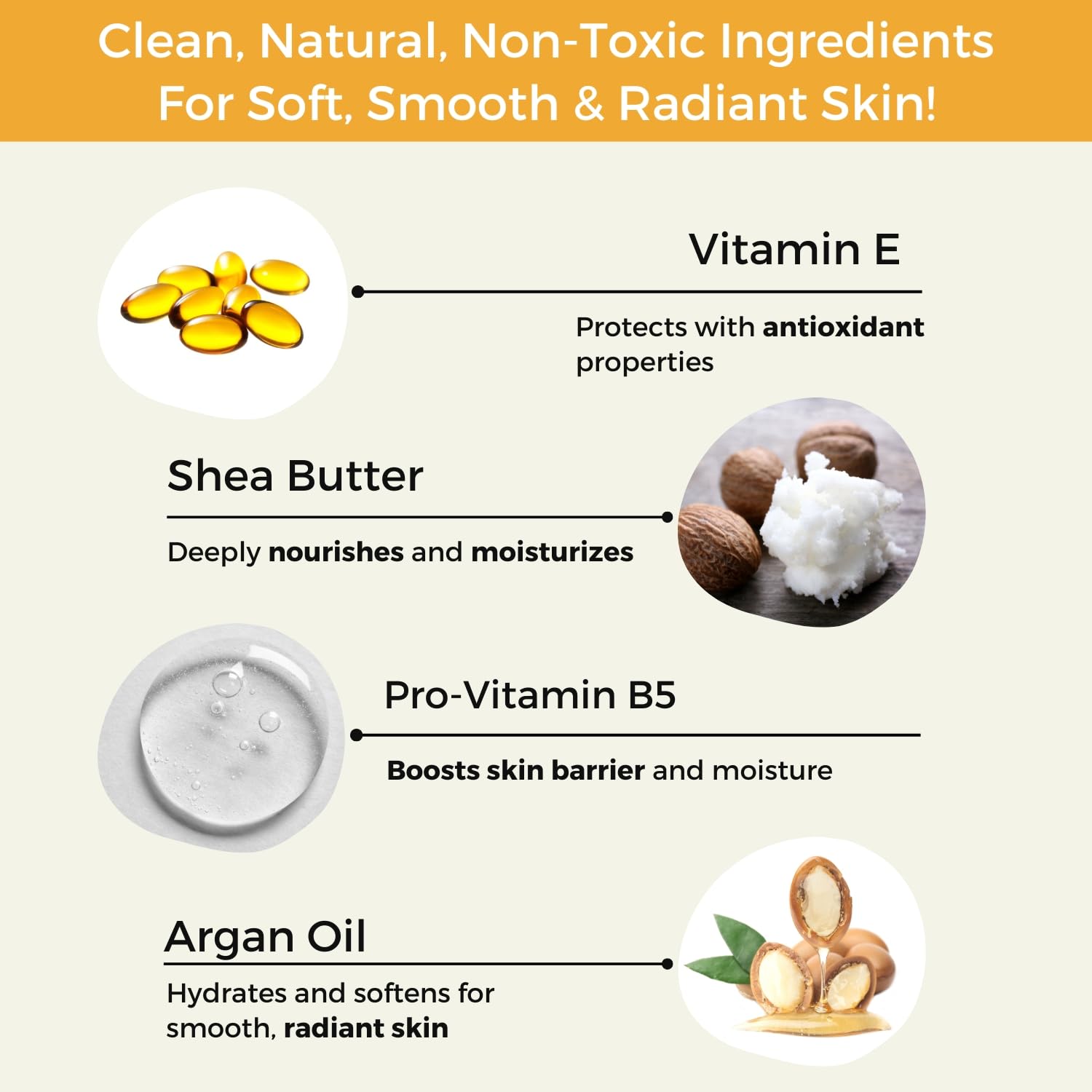 RaGaNaturals Mango Body Lotion for Dry Skin | Tropical Bliss Moisturizer with Shea Butter, Argan & Avocado Oil - 16 oz - Vegan