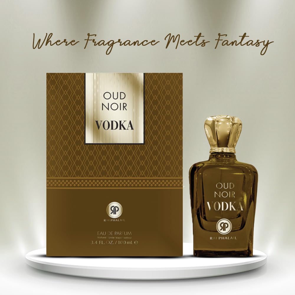 RAI PHALAIL Oud Noir Vodka EDP 3.4 oz – Unisex Luxury Fragrance