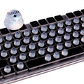 Raised Button Raised Keyboard Stickers for Long Nails – Soft Silicone, Clear, 64 Pcs