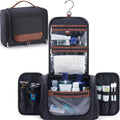 Ralnitote Large Hanging Toiletry Bag for Men – Travel Grooming Organizer, Black
