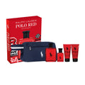 Ralph Lauren Fragrances Polo Red EDT Set for Men - Woody & Spicy with Grapefruit & Redwood | Full Size + Travel Size + Grooming Essentials