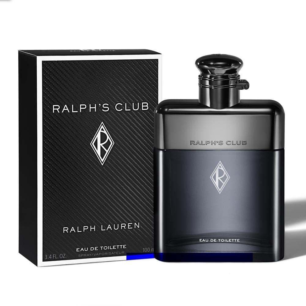 Ralph's Club Eau de Toilette for Men | Woody Aromatic with Grapefruit, Lavandin & Patchouli | 3.4 fl oz