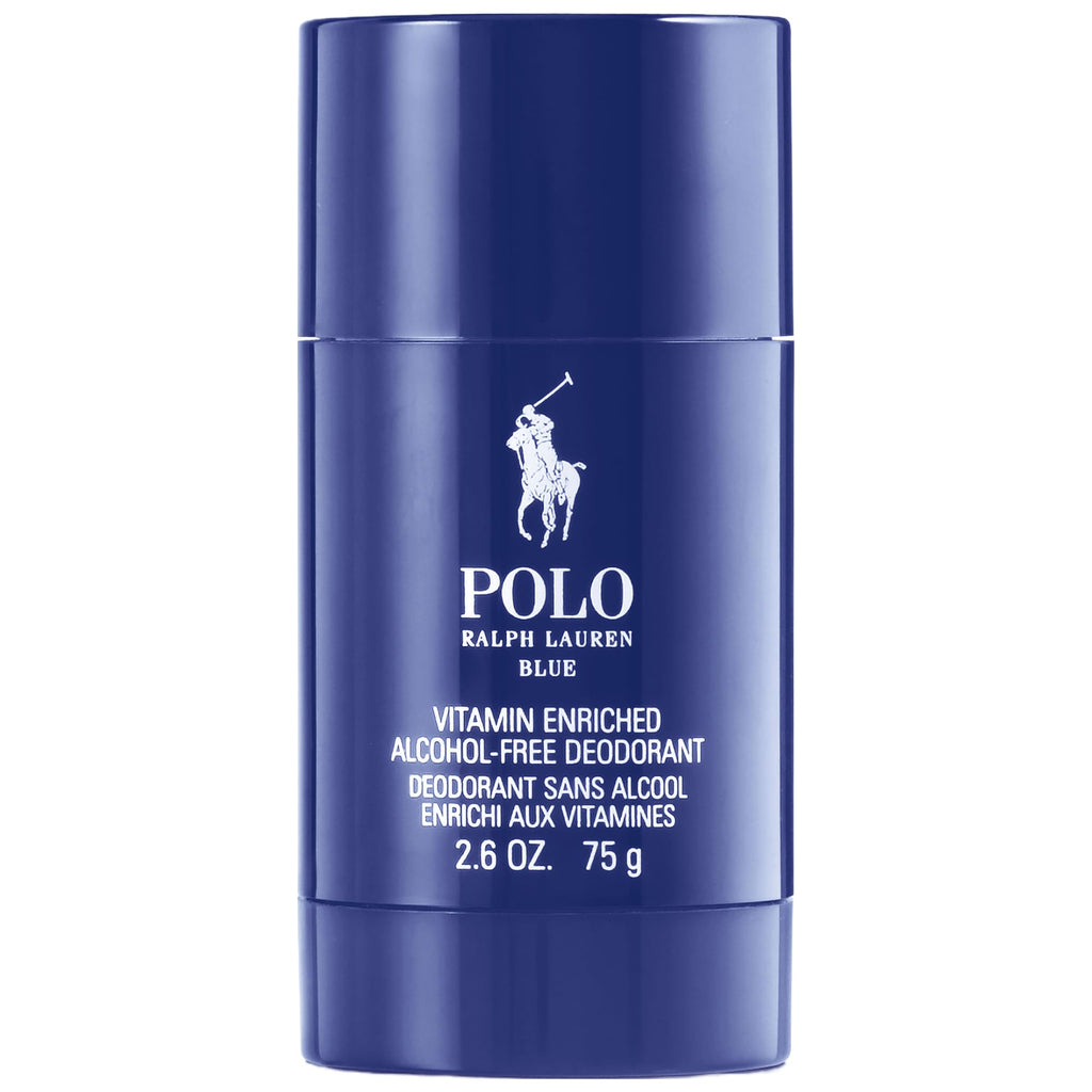 POLO BLUE Deodorant Stick for Men by Ralph Lauren – 2.6 oz Alcohol-Free
