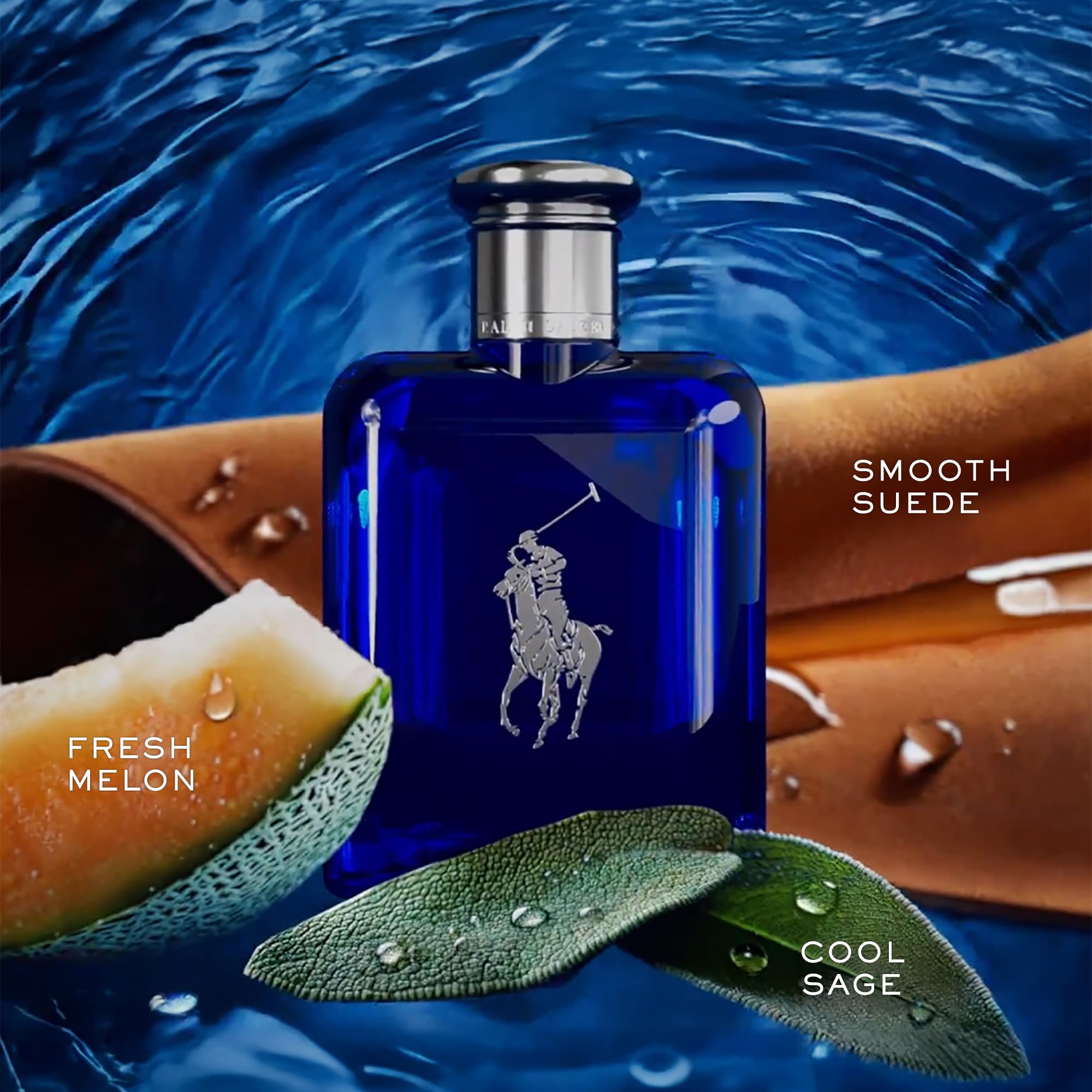 Polo Blue Eau de Toilette Gift Set – Ralph Lauren Fragrances | Full & Travel Size EDT, Aftershave, Hair & Body Wash, Pouch