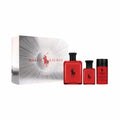 Ralph Lauren Polo Red Eau de Toilette – Men’s Trio Set (4.2oz + Travel Size + Deodorant)