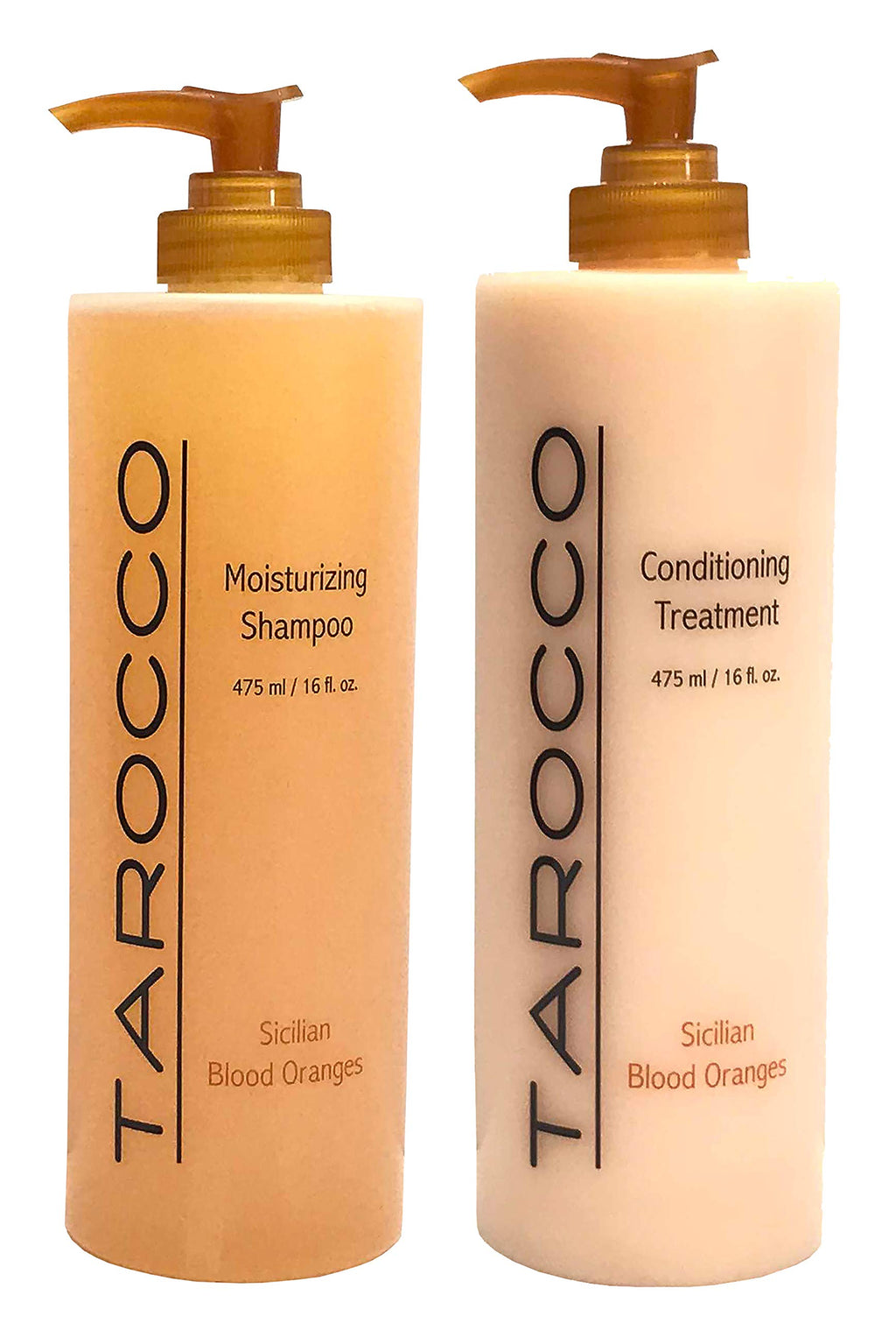 Baronessa Cali Tarocco Hair Care Set: Sicilian Blood Orange Shampoo & Conditioner – 16 oz
