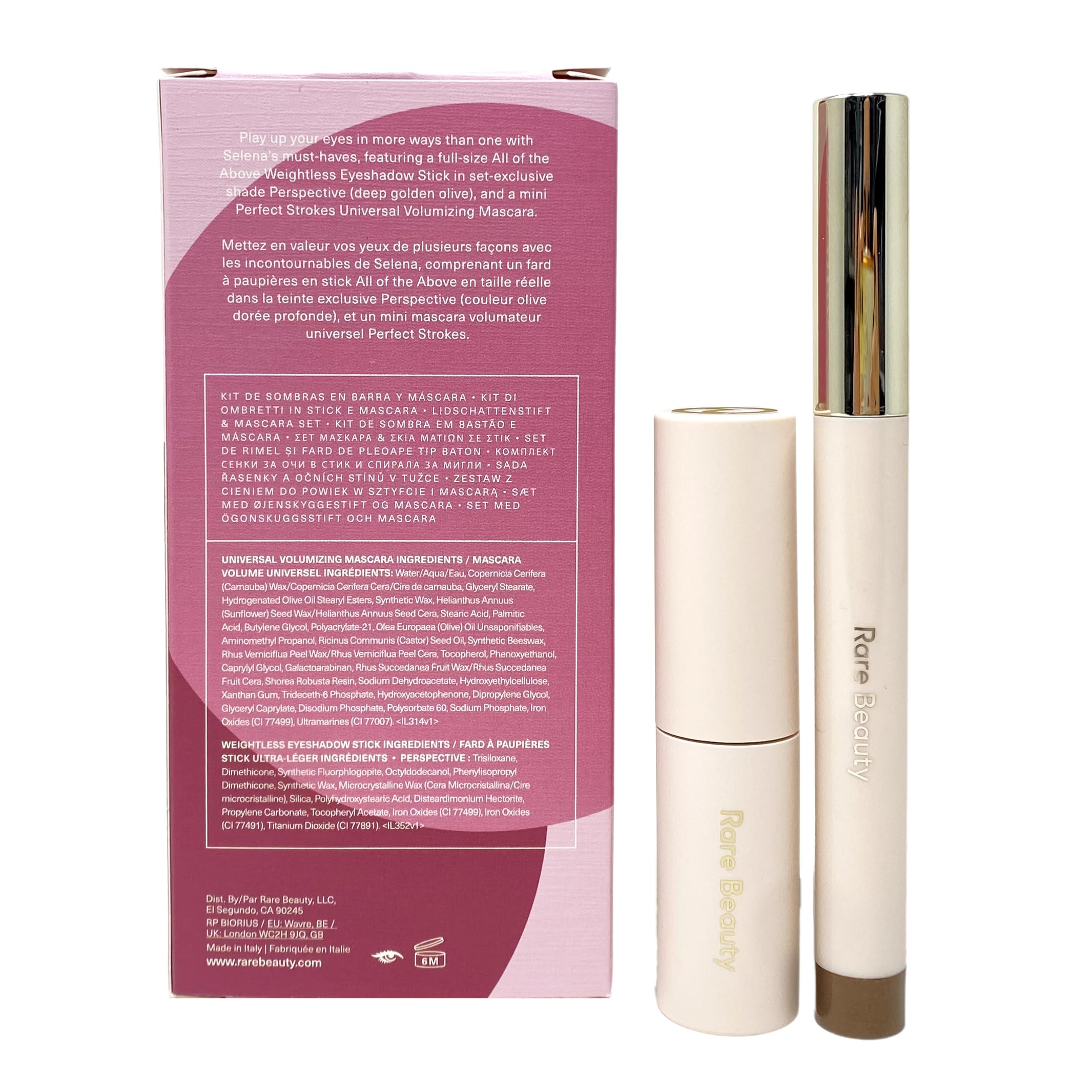 Rare Beauty Limited Edition Selena's Essential Eye Duo — Eyeshadow Stick & Mascara (New In Box)