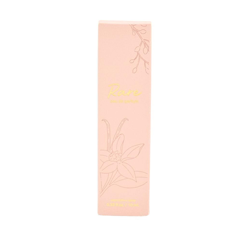 Rare Eau de Parfum Travel Spray – Warm Vanilla & Spiced Ginger with Sandalwood Musk Base, 10 mL