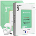 RARE Paris Élixir Intense: Nourishing Facial Sheet Mask – Hydration & Brightening (5 Pack)