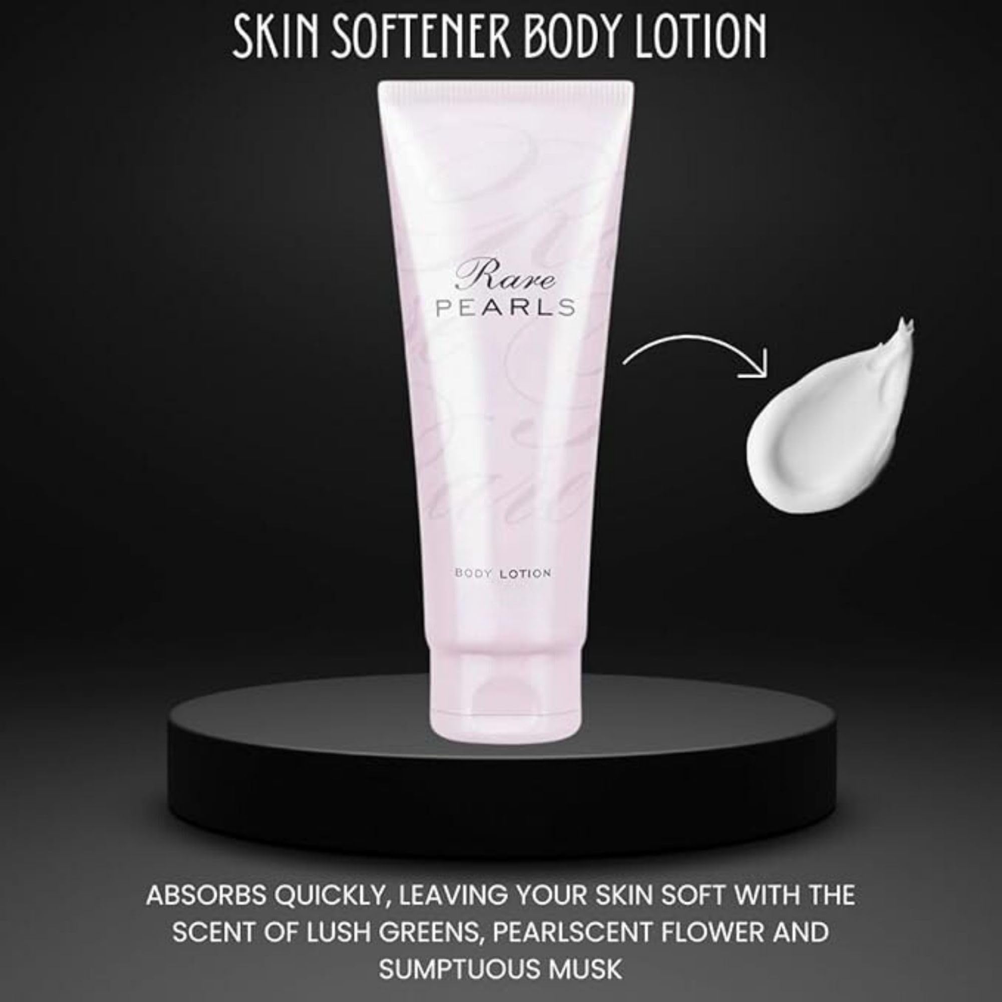 Rare Pearls Perfumed Skin Softener Body Lotion 2-Piece Set – 4.23 Fl oz Each | Deep Hydration & All-Day Fragrance