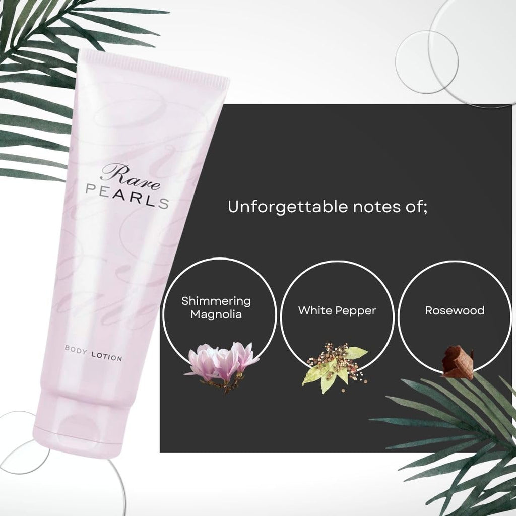 Rare Pearls Perfumed Skin Softener Body Lotion 2-Piece Set – 4.23 Fl oz Each | Deep Hydration & All-Day Fragrance