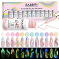 RARJSM Glow in the Dark Nail Art Gel Liner — 12 Pastel Neon Colors