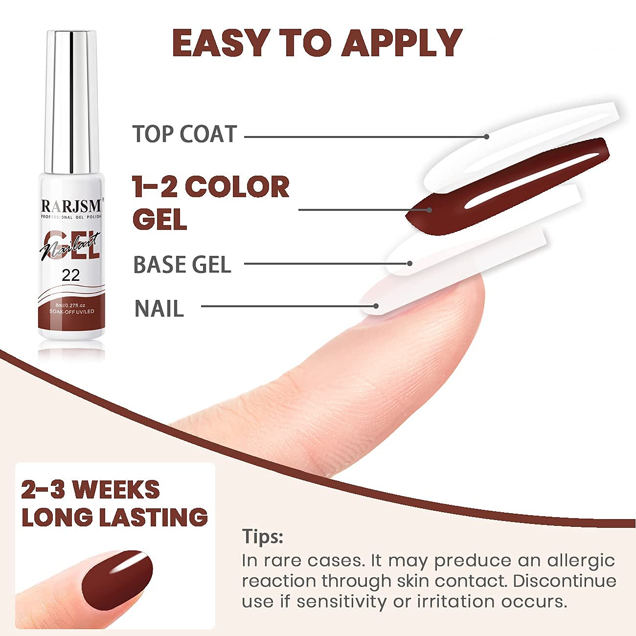 RARJSM Nail Art Gel Liner Set – 12 Autumn Winter Colors for Gel Nail Art, Soak Off, UV/LED Cure