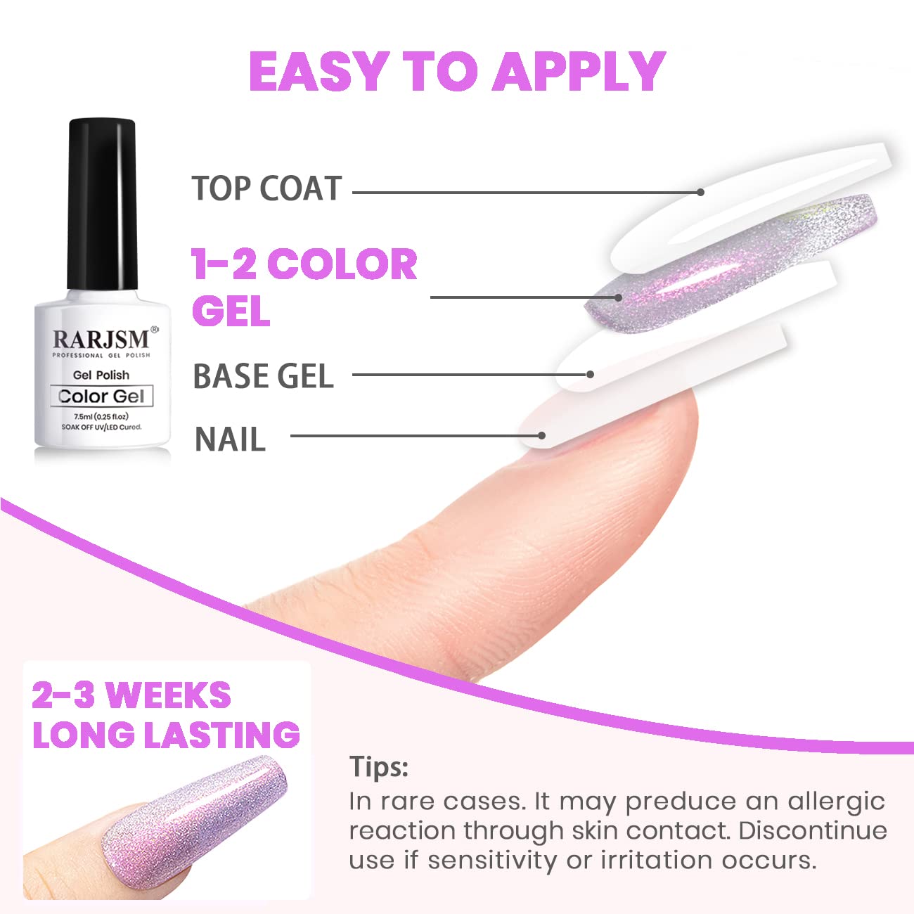 RARJSM Aurora Cat Eye Gel Nail Polish Set — 6 Velvet Galaxy Colors for Home Salon