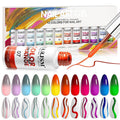 RARJSM Temperature Color Changing Gel Nail Polish Set — 12 Mood-Shift Colors, 8ml