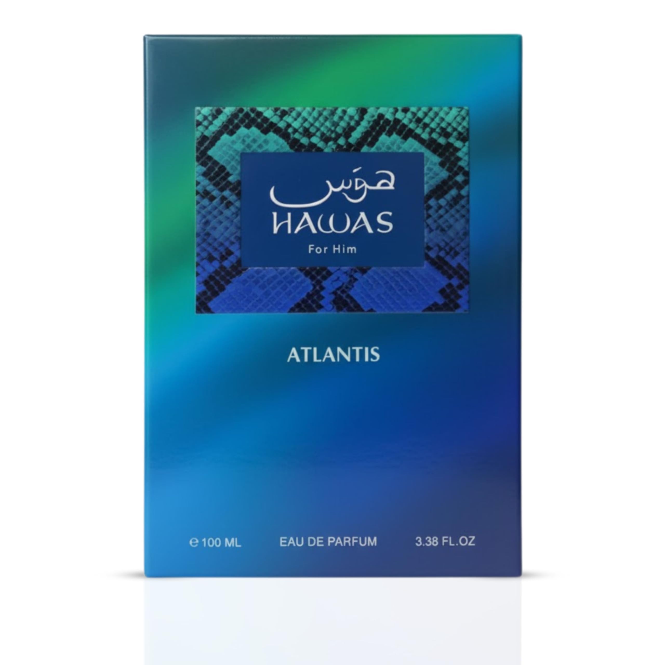 RASASI Hawas Atlantis Eau de Parfum for Men – 100ml | Fresh & Modern Scent by Rasasi