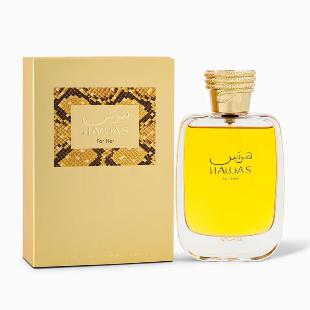 RASASI Hawas For Her – Eau de Parfum 100ml | Premium Arabian Women's Perfume, Long Lasting Scent