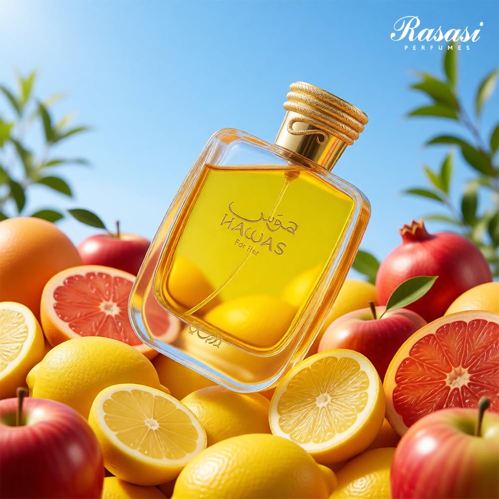RASASI Hawas For Her – Eau de Parfum 100ml | Premium Arabian Women's Perfume, Long Lasting Scent