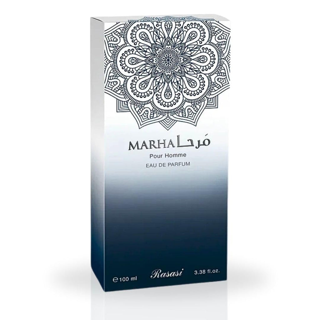 RASASI Marha Eau De Parfum Spray 100ML – Long-Lasting Arabian Men’s Fragrance for Day to Night