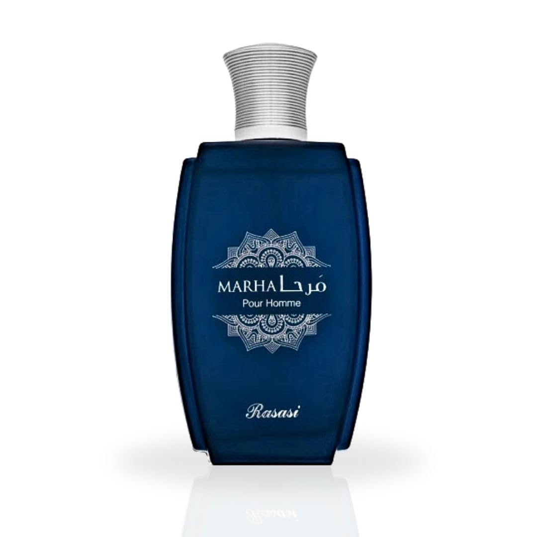 RASASI Marha Eau De Parfum Spray 100ML – Long-Lasting Arabian Men’s Fragrance for Day to Night