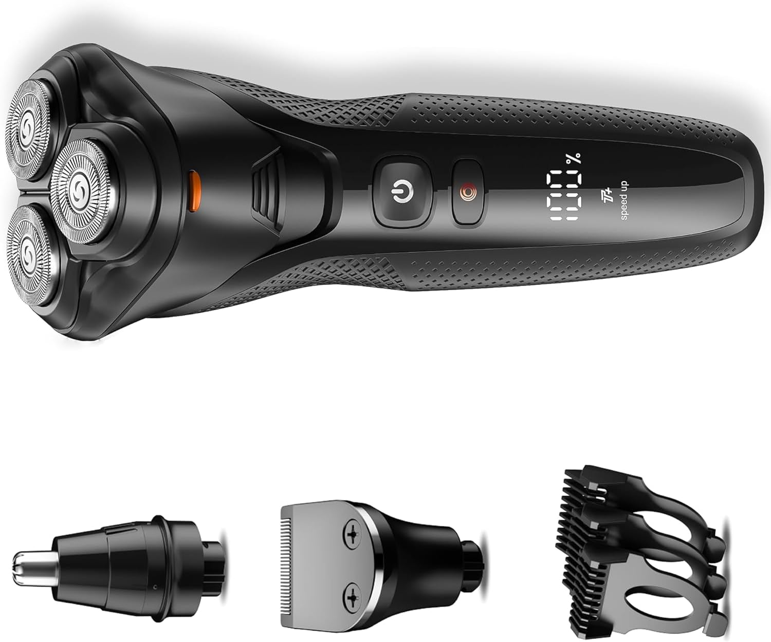 Rategist Men's Grooming Kit: 3-in-1 Electric Trimmer & Shaver | IPX7 Waterproof & USB-C Charge