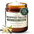 RAW ACTIVES Beef Tallow for Skin Care – 100% Grass-Fed, 3oz with Jojoba, Prickly Pear, Rosehip, Tamanu, Neroli, Vanilla & Manuka Honey