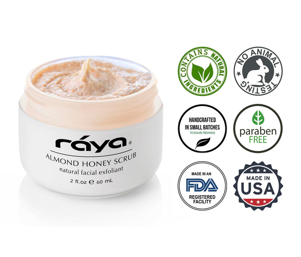 RAYA Almond Honey Facial Scrub | Natural Exfoliating Scrub for Radiant Skin