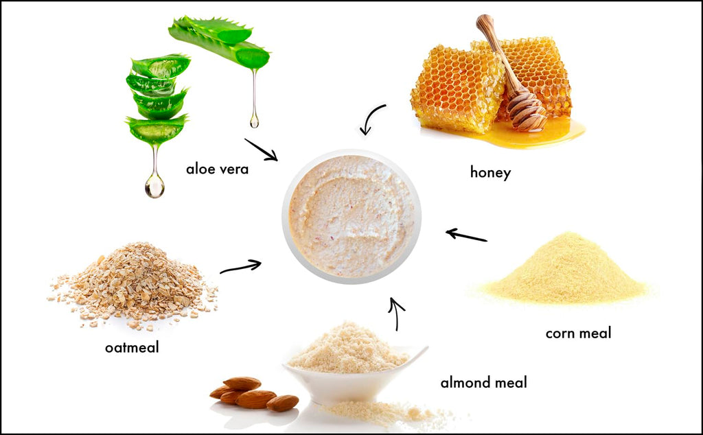 RAYA Almond Honey Facial Scrub | Natural Exfoliating Scrub for Radiant Skin