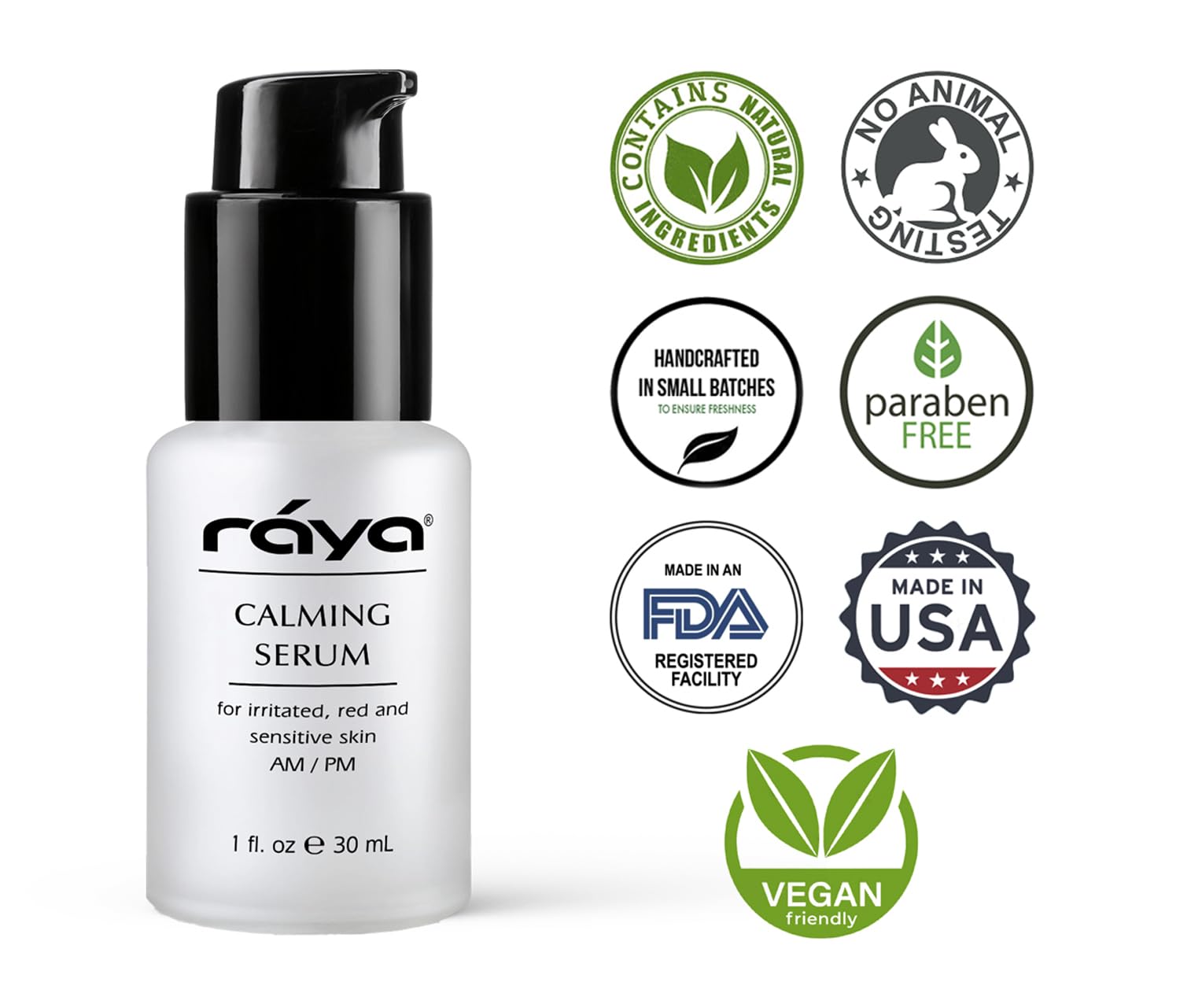 Raya Calming Serum (504) | Calming Facial Treatment for Irritated & Sensitive Skin