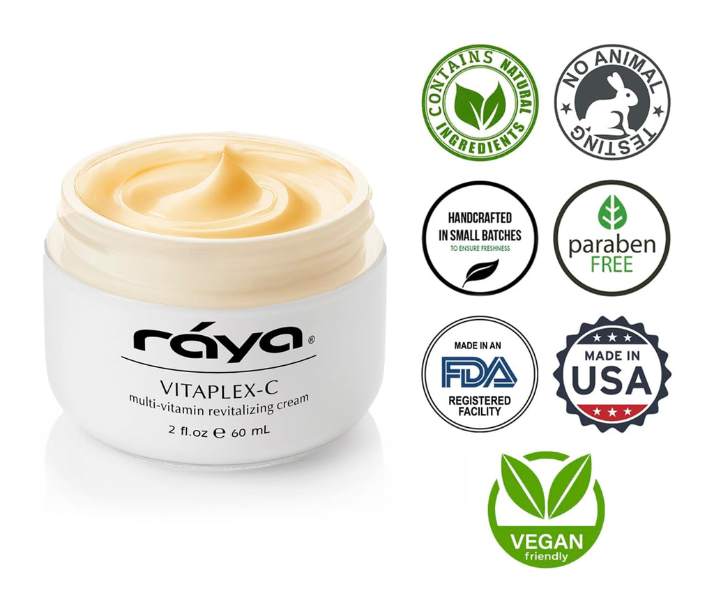 Raya Vitaplex-C Cream (305) – Hydrating Multi-Vitamin Face Moisturizer for Dry, Mature Skin | Raya