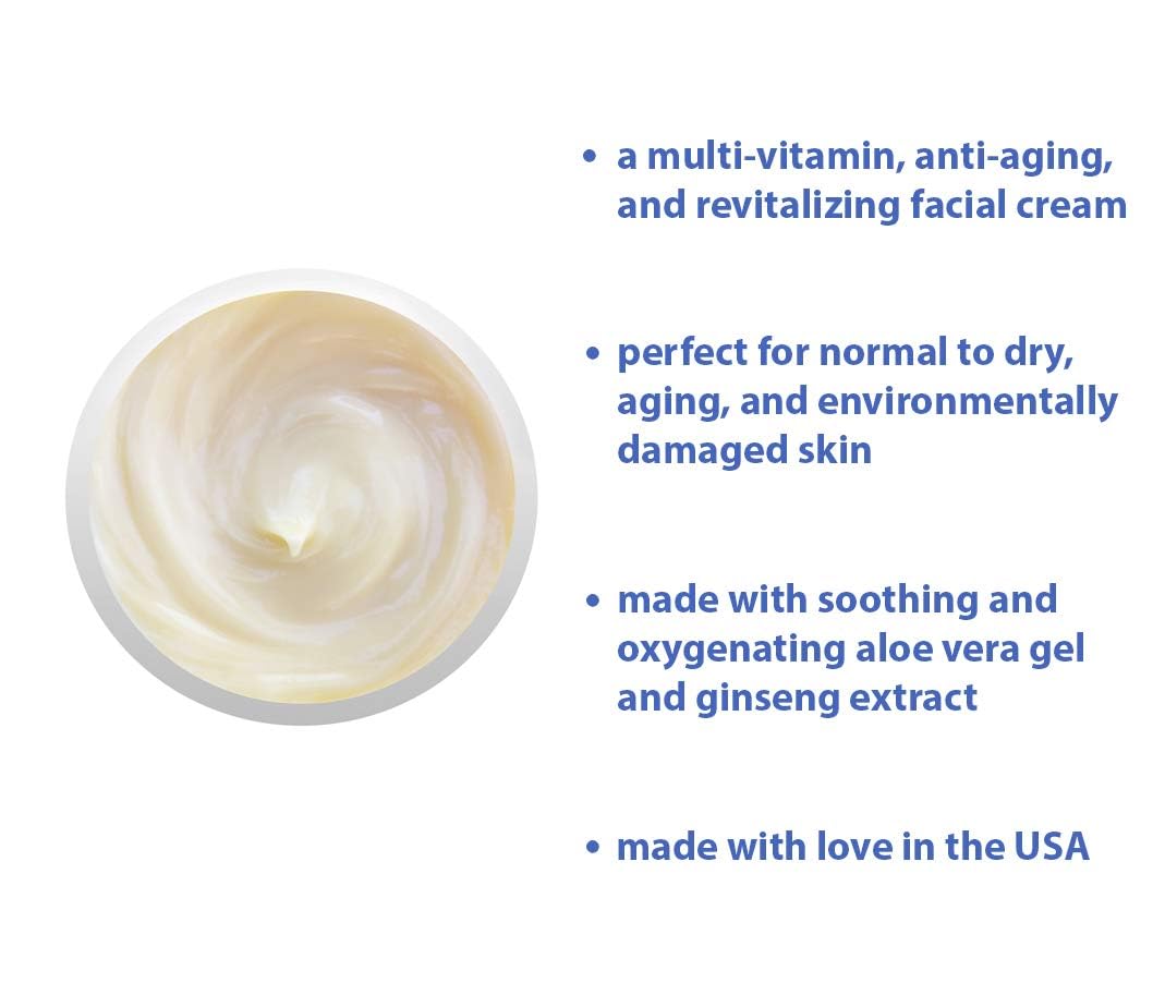 Raya Vitaplex-C Cream (305) – Hydrating Multi-Vitamin Face Moisturizer for Dry, Mature Skin | Raya