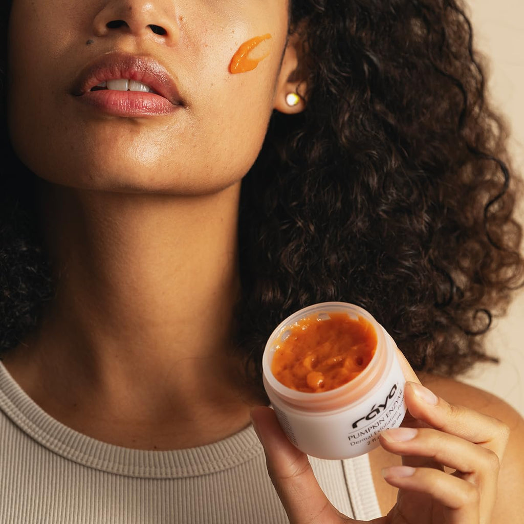Raya Pumpkin Enzyme Facial Puree — Gentle Exfoliating Treatment for All Skin Types | Smooths Fine Lines and Minifies Pores