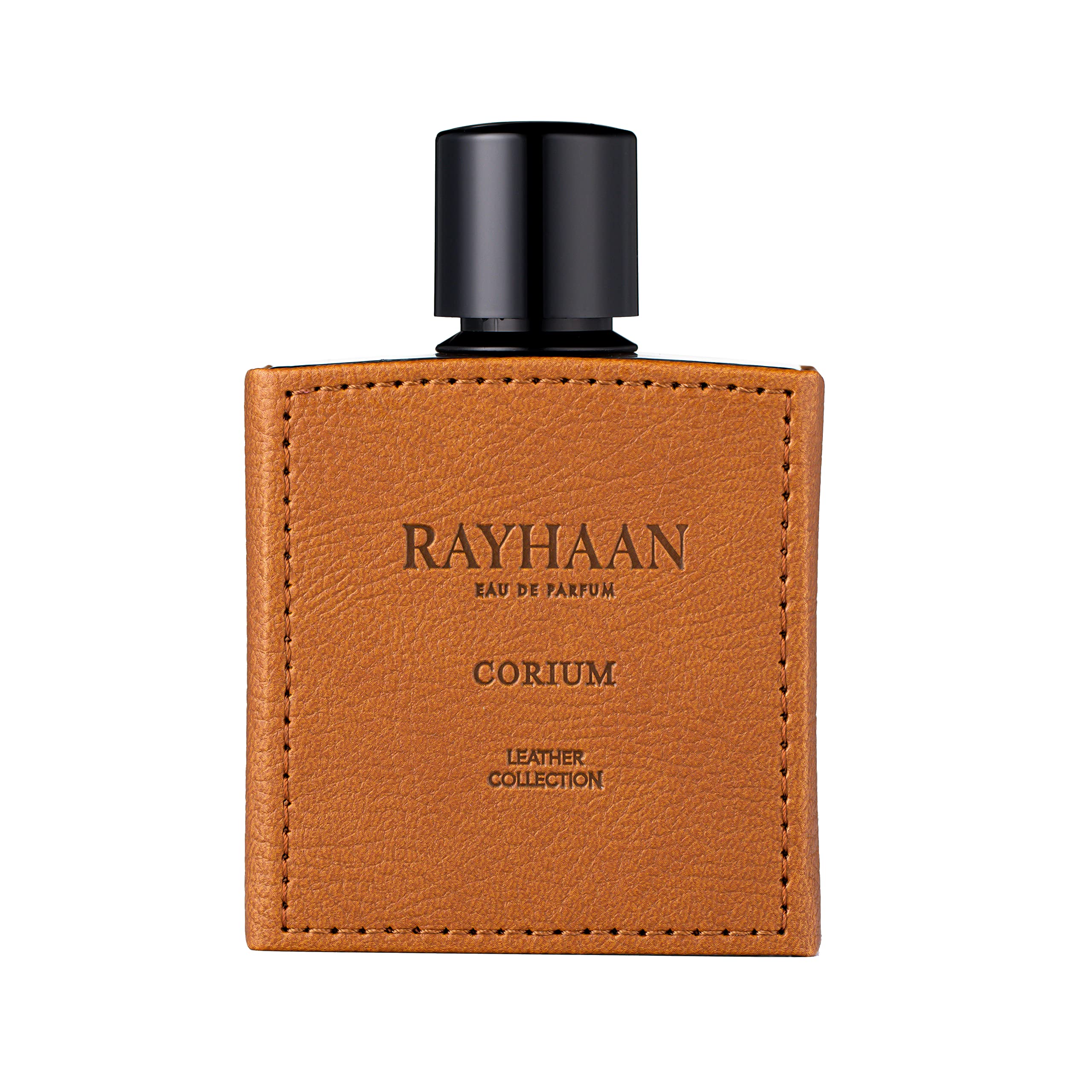 Rayhaan Corium for Men Eau de Parfum – 3.4 oz | Leather, Chestnut & Sage
