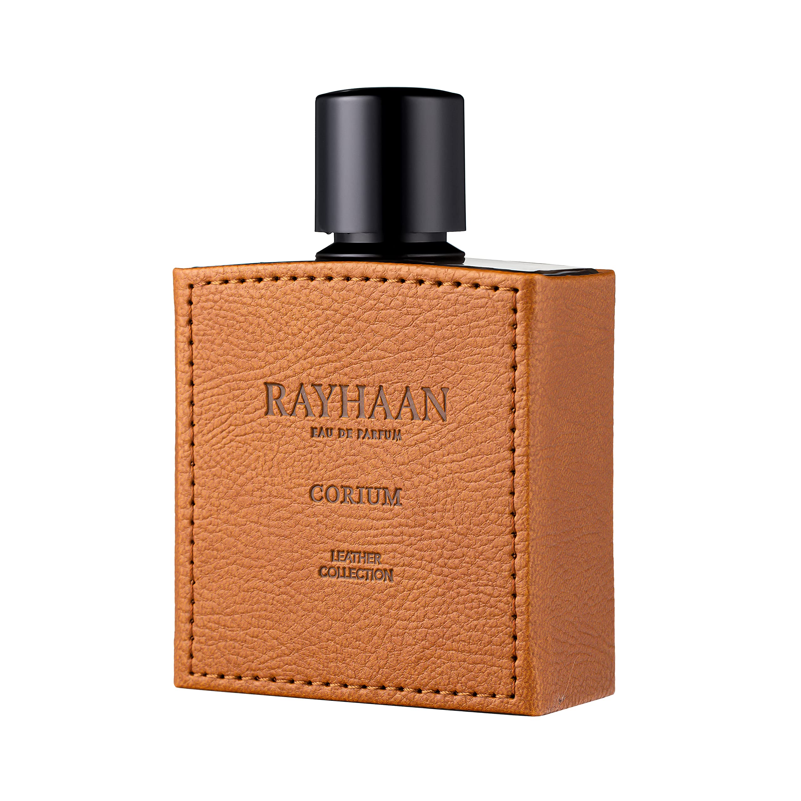 Rayhaan Corium for Men Eau de Parfum – 3.4 oz | Leather, Chestnut & Sage