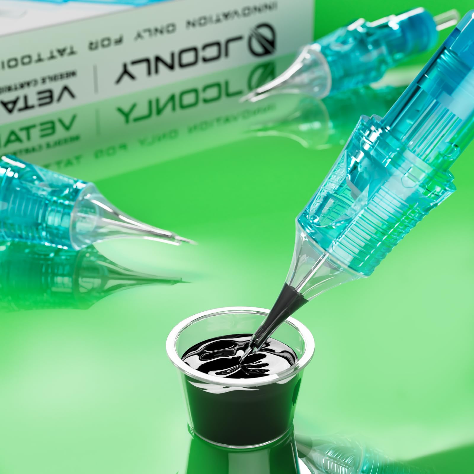 Rayyl Vetar Tattoo Cartridge Needles - 20Pcs Round Liner #12 (12095RSL) Standard Kit