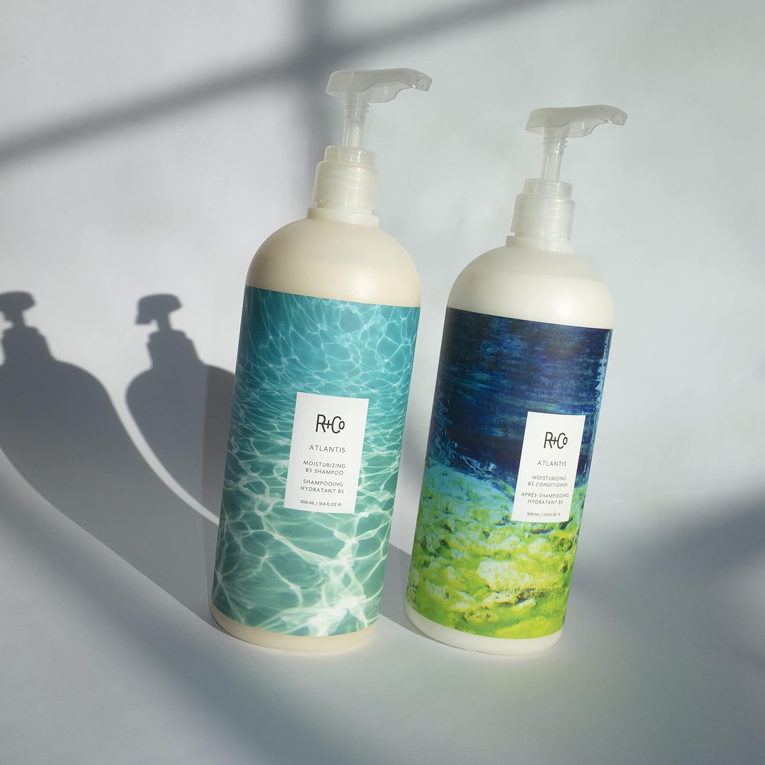 R+Co Atlantis Moisturizing B5 Shampoo – 1000 ml / 33.8 oz