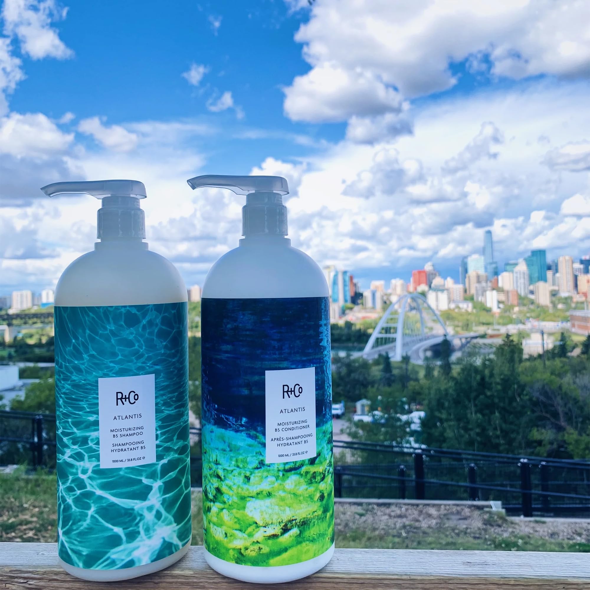 R+Co Atlantis Moisturizing B5 Shampoo – 1000 ml / 33.8 oz