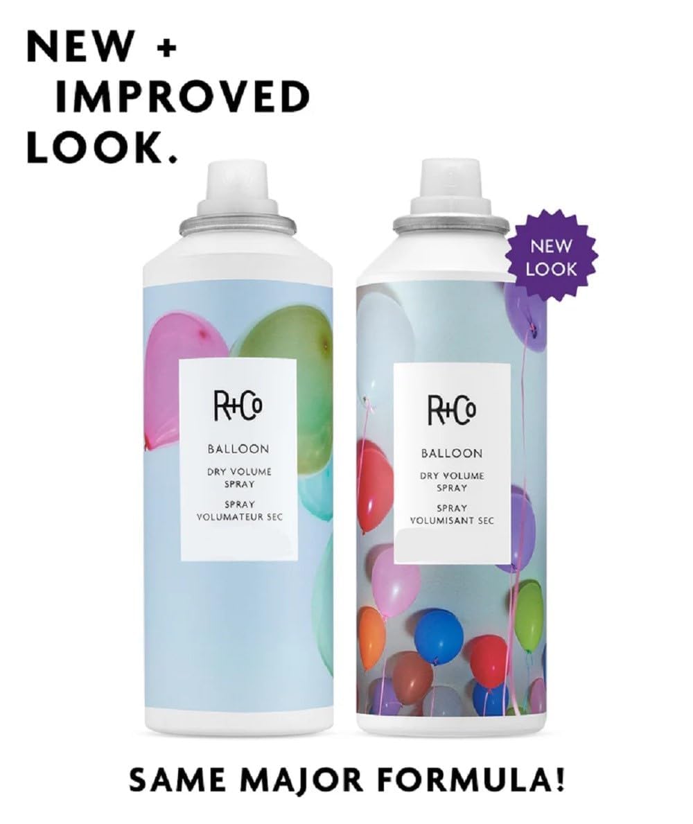 R+Co Balloon Dry Volume Spray Travel | Lightweight Volume & Texture | Vegan + Cruelty-Free | 2 oz