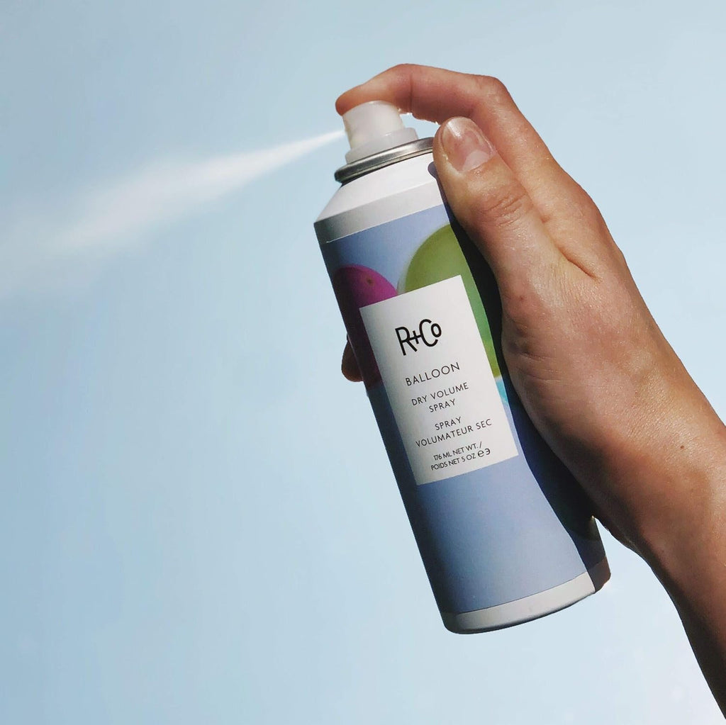 R+Co Balloon Dry Volume Spray Travel | Lightweight Volume & Texture | Vegan + Cruelty-Free | 2 oz
